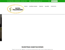 Tablet Screenshot of hotelpalonegro.com